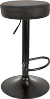 The Home Deco Factory Mumford Σκαμπό Μπαρ με Ρυθμιζόμενο Ύψος Black 36x36x63.5cm HD7605