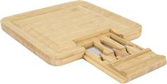 The Home Deco Factory Πλατώ Σερβιρίσματος Τυριών Ξύλινο 33x33x3cm KA0565