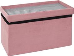 The Home Deco Factory Πτυσσόμενο Παιδικό Κουτί Αποθήκευσης από Ύφασμα HD7430 Ροζ 52x27x30cm HD7430