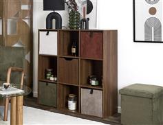 The Home Deco Factory Ραφιέρα Δαπέδου Καφέ 99.3x31.8x97.8cm 348700012