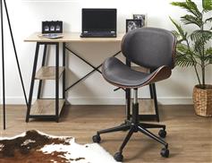 The Home Deco Factory Reno Καρέκλα Γραφείου Γκρι HD6601