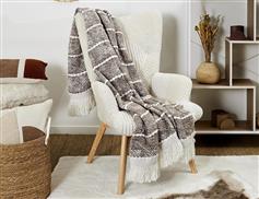 The Home Deco Factory Ριχτάρι Πολυθρόνας 150x120cm Μπεζ TX0055
