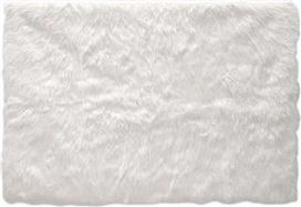 The Home Deco Factory Shaggy Χαλί Ορθογώνιο Λευκό 115x170cm TX9005