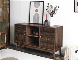 The Home Deco Factory Tiffany Μπουφές Ξύλινος Απόχρωση Καφέ 120x40x70cm HD0561