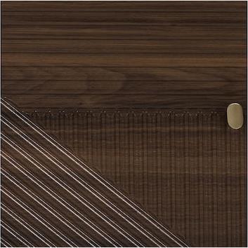 The Home Deco Factory Tiffany Μπουφές Ξύλινος Απόχρωση Καφέ 120x40x70cm HD0561