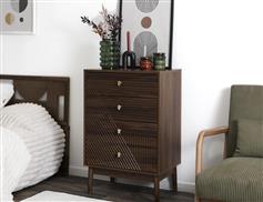 The Home Deco Factory Tiffany Συρταριέρα Καφέ 60x40x90cm 345100029