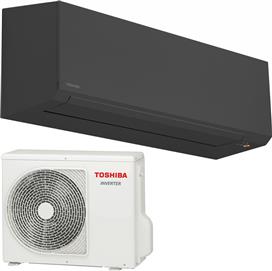 Toshiba Edge RAS-B24G3KVSGB-E/RAS-24J2AVSG-E1 Κλιματιστικό Inverter 24000 BTU A++/A+++ με WiFi Black