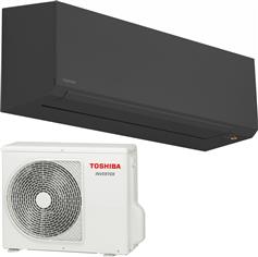 Toshiba Edge RAS-B24G3KVSGB-E/RAS-24J2AVSG-E2 Κλιματιστικό Inverter 24000 BTU A++/A+ με WiFi Μαύρο
