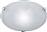 Trio Lighting Adrian Κλασική Γυάλινη Πλαφονιέρα Οροφής με Ντουί E27 Λευκή 30cm