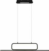 Trio Lighting Aick Μοντέρνο Κρεμαστό Φωτιστικό Ράγα με Ενσωματωμένο LED Μαύρο