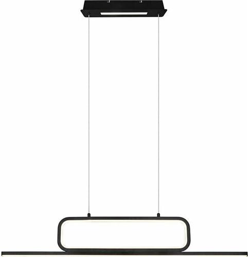 Trio Lighting Aick Μοντέρνο Κρεμαστό Φωτιστικό Ράγα με Ενσωματωμένο LED Μαύρο