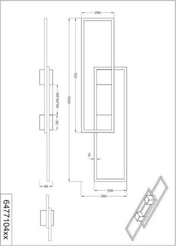 Trio Lighting Albany Πλαφονιέρα Οροφής 100cm Καφέ με Ενσωματωμένο LED και Τηλεχειριστήριο 647710465