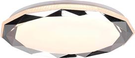 Trio Lighting Ando Μοντέρνα Πλαστική Πλαφονιέρα Οροφής με Ενσωματωμένο LED σε Λευκό χρώμα 50cm R65101006