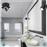 Trio Lighting Angelo Μονό Σποτ με Ντουί GU10 Μαύρο