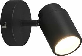 Trio Lighting Angelo Μονό Σποτ με Ντουί GU10 Μαύρο