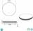 Trio Lighting Apart Στρογγυλό Εξωτερικό LED Panel Ισχύος 18W με Θερμό Λευκό Φως 659411806