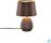 Trio Lighting Ariana Πορτατίφ για Ντουί E14 με Καφέ Καπέλο και Χάλκινη Βάση R51531026
