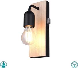 Trio Lighting Arturo Μοντέρνο Φωτιστικό Μπάνιου με Ντουί E27 και Διακόπτη Μπεζ 8x11x8cm 284470132