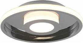 Trio Lighting Ascari Μοντέρνα Μεταλλική Πλαφονιέρα Οροφής με Ενσωματωμένο LED Ασημί 30cm