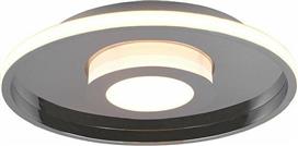 Trio Lighting Ascari Μοντέρνα Μεταλλική Πλαφονιέρα Οροφής με Ενσωματωμένο LED Ασημί 40cm