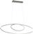 Trio Lighting Avus Μοντέρνο Κρεμαστό Φωτιστικό με Ενσωματωμένο LED Ασημί