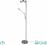 Trio Lighting Barrie Μοντέρνο LED Φωτιστικό Δαπέδου με Ρυθμιζόμενο Λευκό Φως Ασημί Υ181xΜ30cm