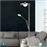Trio Lighting Barrie Μοντέρνο LED Φωτιστικό Δαπέδου με Ρυθμιζόμενο Λευκό Φως Ασημί Υ181xΜ30cm