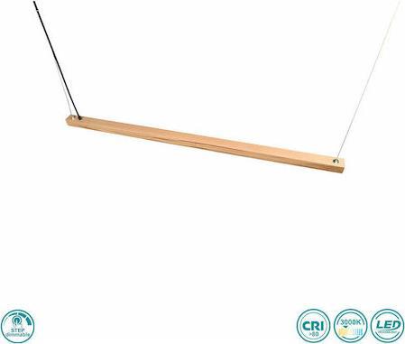 Trio Lighting Bellari Μοντέρνο Κρεμαστό Φωτιστικό Ράγα με Ενσωματωμένο LED Φυσικό
