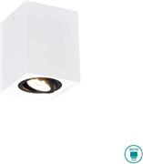 Trio Lighting Biscuit Μονό Σποτ με Ντουί GU10 σε Λευκό χρώμα 613000134