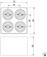 Trio Lighting Biscuit Σποτ με 4 Φώτα και Ντουί GU10 Λευκό