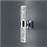 Trio Lighting Bolsa Μοντέρνο Φωτιστικό Τοίχου με Ενσωματωμένο LED και Θερμό Λευκό Φως Ασημί Π7cm 282410206