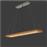 Trio Lighting Brad Μοντέρνο Κρεμαστό Φωτιστικό Ράγα με Ενσωματωμένο LED Καφέ