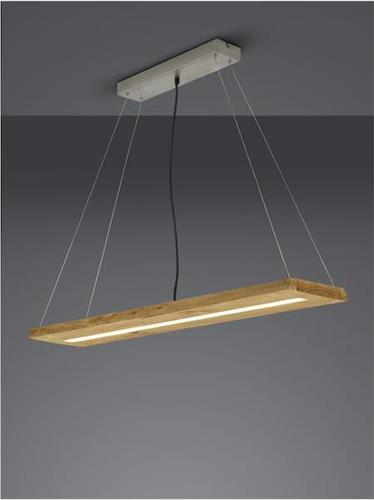 Trio Lighting Brad Μοντέρνο Κρεμαστό Φωτιστικό Ράγα με Ενσωματωμένο LED Καφέ