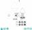 Trio Lighting Caldera Ηλιακό Φωτιστικό Δαπέδου IP44 με Αισθητήρα Φωτός Πορτατίφ Λευκό-Μαύρο R55156132