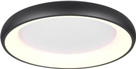 Trio Lighting Cardona Πλαφονιέρα Οροφής 62cm Μαύρη με Ενσωματωμένο LED 649616032