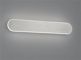 Trio Lighting Carlo Μοντέρνο Φωτιστικό Τοίχου με Ενσωματωμένο LED Λευκό Νίκελ Π50cm