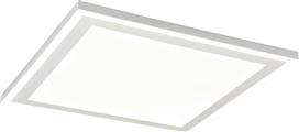 Trio Lighting Carus Μοντέρνα Πλαστική Πλαφονιέρα Οροφής με Ενσωματωμένο LED σε Λευκό χρώμα 43cm R67214331