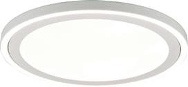 Trio Lighting Carus Μοντέρνα Πλαστική Πλαφονιέρα Οροφής με Ενσωματωμένο LED σε Λευκό χρώμα 44cm R67224331