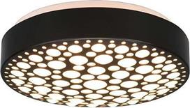 Trio Lighting Chizu Μοντέρνα Πλαστική Πλαφονιέρα Οροφής με Ενσωματωμένο LED σε Μαύρο χρώμα 28.5cm R67162832