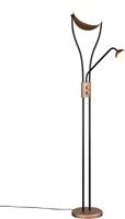 Trio Lighting Chris LED Φωτιστικό Δαπέδου με Θερμό Λευκό Φως Καφέ 478310265