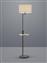 Trio Lighting Claas Μοντέρνο Φωτιστικό Δαπέδου με Ντουί για Λαμπτήρα E27 Μαύρο Υ160xΜ40cm