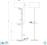 Trio Lighting Claas Μοντέρνο Φωτιστικό Δαπέδου με Ντουί για Λαμπτήρα E27 Μαύρο Υ160xΜ40cm