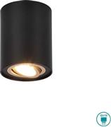 Trio Lighting Cookie Μονό Σποτ με Ντουί GU10 σε Μαύρο χρώμα 612900180