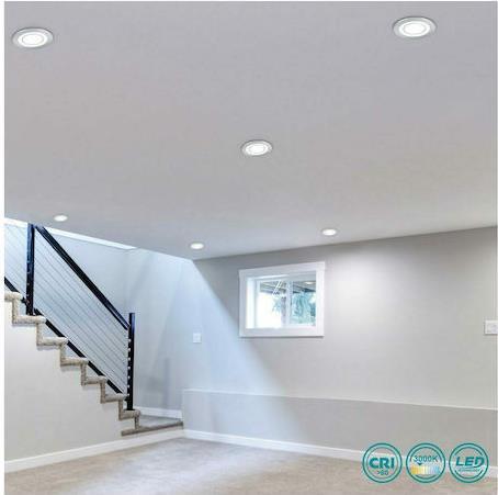 Trio Lighting Core Στρογγυλό Πλαστικό Χωνευτό Σποτ με Ενσωματωμένο LED και Θερμό Λευκό Φως 10W Ασημί 14.8x2cm