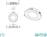 Trio Lighting Core Στρογγυλό Πλαστικό Χωνευτό Σποτ με Ενσωματωμένο LED και Θερμό Λευκό Φως 10W Ασημί 14.8x2cm