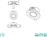 Trio Lighting Core Στρογγυλό Πλαστικό Χωνευτό Σποτ με Ενσωματωμένο LED και Θερμό Λευκό Φως Ασημί 2x8cm