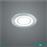 Trio Lighting Core Στρογγυλό Πλαστικό Χωνευτό Σποτ με Ενσωματωμένο LED και Θερμό Λευκό Φως Ασημί 2x8cm