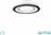 Trio Lighting Core Στρογγυλό Πλαστικό Χωνευτό Σποτ με Ενσωματωμένο LED και Θερμό Λευκό Φως Μαύρο 14.8x2cm