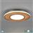 Trio Lighting Deacon Μοντέρνα Μεταλλική Πλαφονιέρα Οροφής με Ενσωματωμένο LED Καφέ 50cm