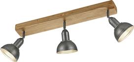 Trio Lighting Delhi Τριπλό Σποτ με Ντουί E14 Καφέ